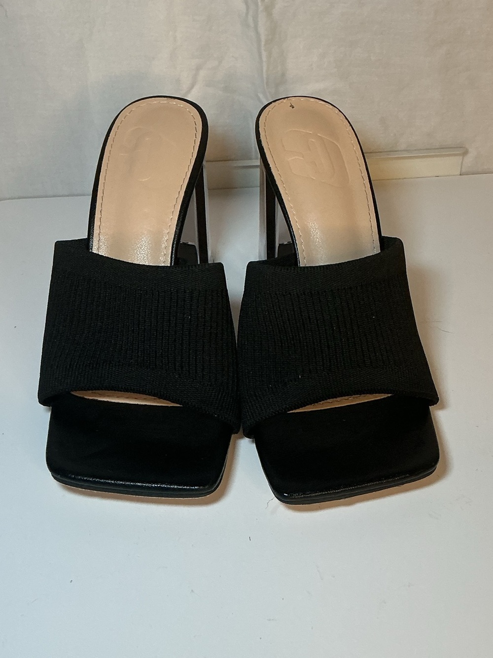 DO NOT BUY…..SOLD!! Black Slide Heel Mules - Women - Picture 1 of 6